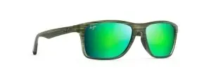 Maui Jim GM798 -15 MAUIGREEN ONSHORE OLIVE STRIPE FADE GREEN