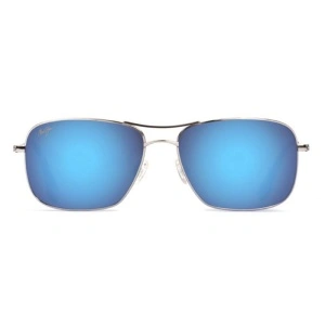 Maui Jim B246 -17 BLUE HAWAIIWIKI SILVER SILVER