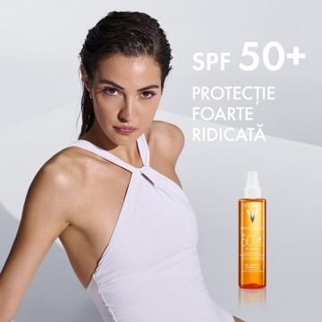 Ulei invizibil SPF50+ Cell Protect Capital Soleil, 200ml, Vichy - Img 3