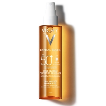 Ulei invizibil SPF50+ Cell Protect Capital Soleil, 200ml, Vichy - Img 9