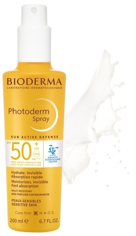 Spray invizibil pentru protectie solara SPF50+ Photoderm, 200 ml, Bioderma - Img 1