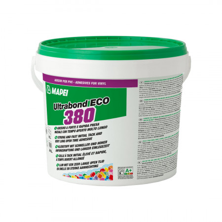 Adeziv cu priza initiala puternica Mapei Ultrabond Eco 380 pentru pardoseli PVC