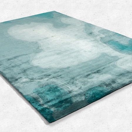 Mocheta rezidentiala B.I.C. Carpets Handtuft Gradient Lyocell aquarel