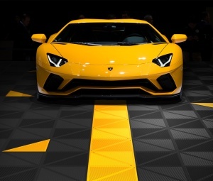 Pardoseala modulara garaj Mosolut Aero Yellow