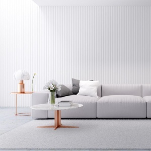 Mocheta rezidentiala din lana B.I.C. Carpets Luxury woven Tosh 1860 cold grey