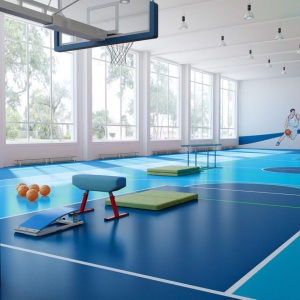 Covor PVC sport Tarkett Omnisports V83 - ROYAL BLUE