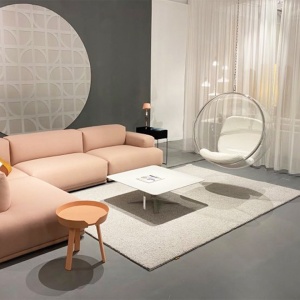 Mocheta rezidentiala din lana B.I.C. Carpets Luxury woven Tosh 1870 white