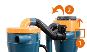 Extractor de praf umed Dustcontrol DC Tromb 400 Twin cc