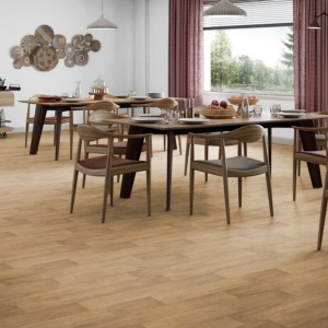 Tarkett linoleum PVC Meteor 70 - Elegant Oak LIGHT BROWN