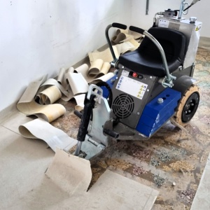 Decopertare covor PVC si curatare adeziv pardoseala - Img 2