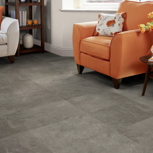Pardoseala LVT Designflooring Rubens Gluedown Grey Riven Slate ST16