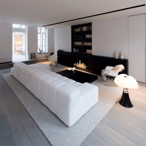 Mocheta rezidentiala din lana B.I.C. Carpets Luxury woven Atrar White 1870