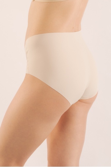 Chiloti femei clasic Kala, microfibra Laser Cut, Cream - Img 2