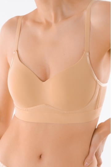 Sutien fara armatura tip bustiera cupe preformate, Alisa, cupe B si C - Img 1