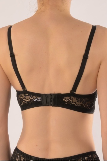 Sutien Alexa cupa moale subtire, imbracata cu dantela ,cupa B si C - Img 4