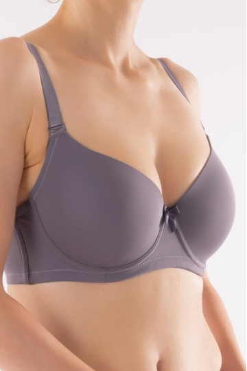 Sutien cupa subtire preformata microfibra, Bella - Img 3
