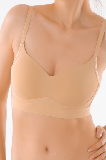 Sutien fara armatura tip bustiera cupe preformate, Alisa, cupe B si C - Img 3