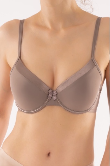 Sutien Lumia cupa subtire, Satin Maro, cupa B, C si D - Img 1
