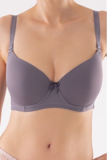 Sutien cupa subtire preformata microfibra, Bella - Img 4