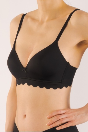 Sutien Freya, fara armatura, cupe subtiri preformate, Negru - Img 5