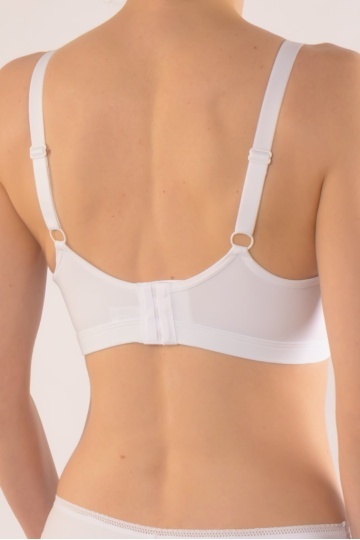 Sutien Clasic Sonia, fara armatura si fara burete, cupe B, C, D, si E Alb - Img 4