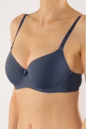 Sutien cupa subtire preformata microfibra, Bella , Grafit, cupe B, C, D - Img 1