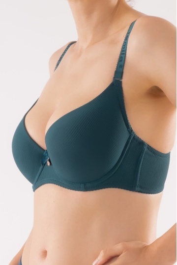 Sutien cupa subtire preformata microfibra, Gianna - Img 2