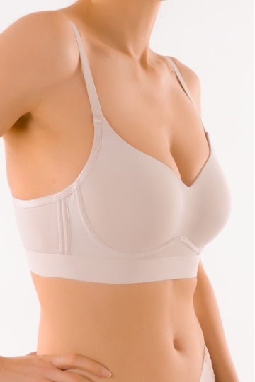 Sutien fara armatura tip bustiera cupe preformate, Alisa, cupe B si C - Img 1