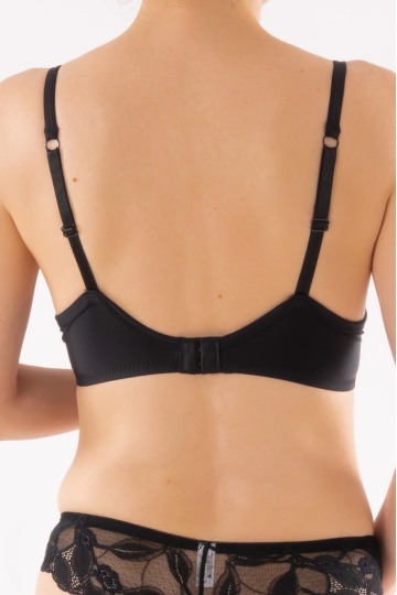 Sutien Lumia cupa subtire, Satin Black, cupa B, C si D - Img 4
