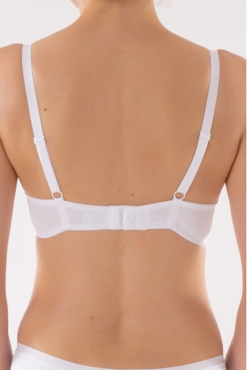 Sutien Pandora, cupa moale extra confort Alb, cupe B, C si D - Img 4