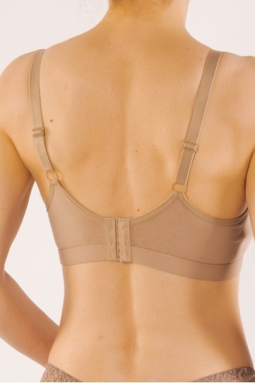 Sutien Sonia BUMBAC, fara armatura si fara burete, cupe B, C, D, si E, Maro Cappuccino - Img 4