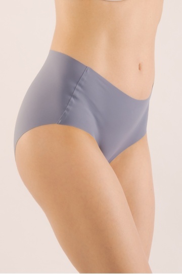 Chiloti femei clasic Kala, microfibra Laser Cut, Lilac Blue - Img 2