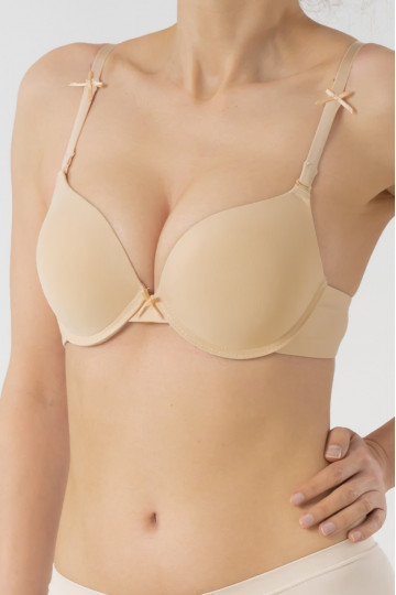 Sutien Gina, Extra Push-up Basic , cupe B si C , Bej - Img 4
