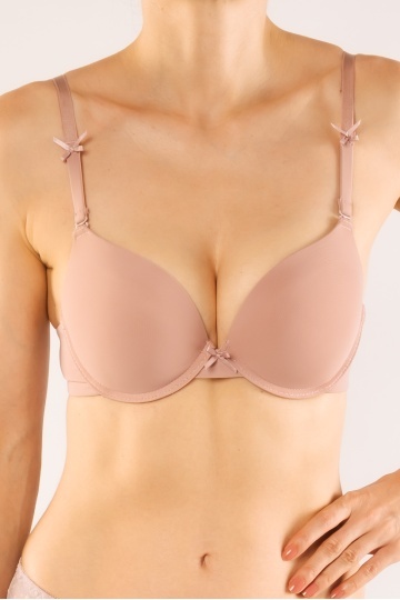 Sutien Gina, Extra Push-up Basic , cupe B si C , Roz Inchis - Img 4