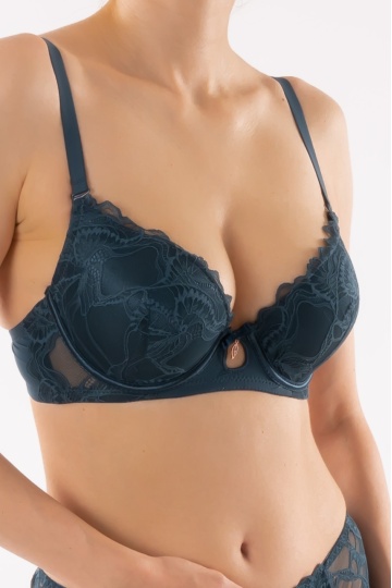 Sutien push-up elegant, cupa preformata Rina - Img 4