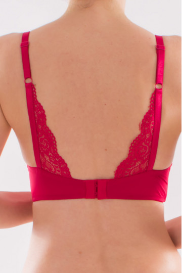 Sutien push-up Lisa, Cherry Red ( cupe B si C ) - Img 4