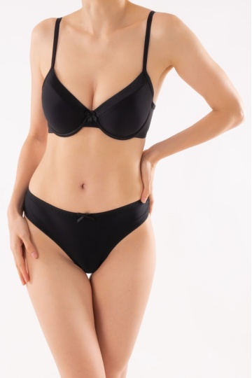 Sutien Lumia cupa subtire, Satin Black, cupa B, C si D - Img 6