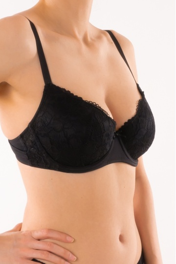 Sutien Pandora, cupa moale extra confort Negru, cupe B, C si D - Img 2