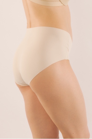 Chiloti femei clasic Kala, microfibra Laser Cut, Cream - Img 4