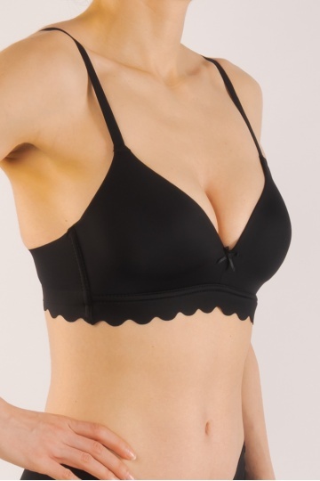 Sutien Freya, fara armatura, cupe subtiri preformate, Negru - Img 3