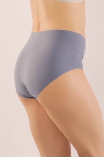 Chiloti femei clasic Kala, microfibra Laser Cut, Lilac Blue - Img 3