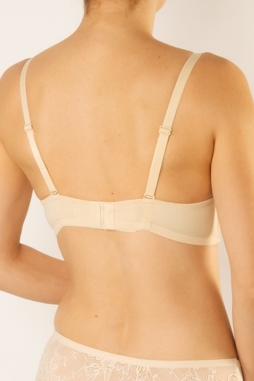 Sutien Nana cupa extra push-up preformata graduala, cupe B si C, Bej - Img 5