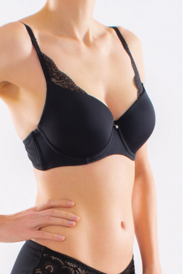 Sutien push-up Lisa, Negru ( cupe B si C ) - Img 3