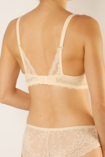 Sutien Sasy cupa preformata graduala, cupe B si C, Cream - Img 3