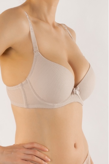 Sutien cupa subtire preformata microfibra, Gema, cupe B, C, D - Img 3