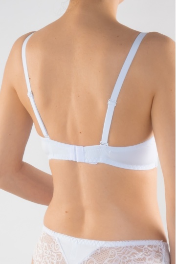 Sutien push-up elegant, cupa preformata IAIRA, Alb - Img 5