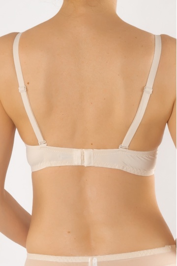 Sutien push-up elegant, cupa preformata IAIRA, Cream - Img 4