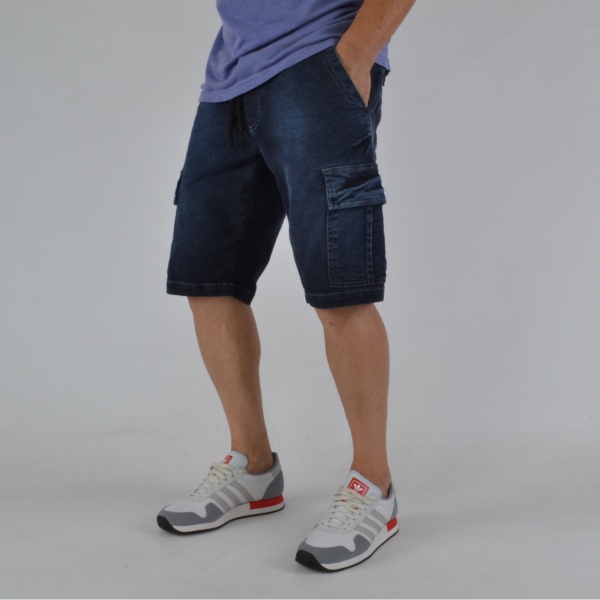MEN'S DENIM CARGO SHORTS TRENDFIELD - Img 2