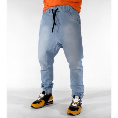 MEN'S DENIM DROP CROTCH PANTS TRENDFIELD FALL - Img 4