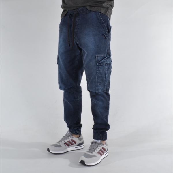 MEN'S DENIM DROP CROTCH SHORTS TRENDFIELD - Img 2